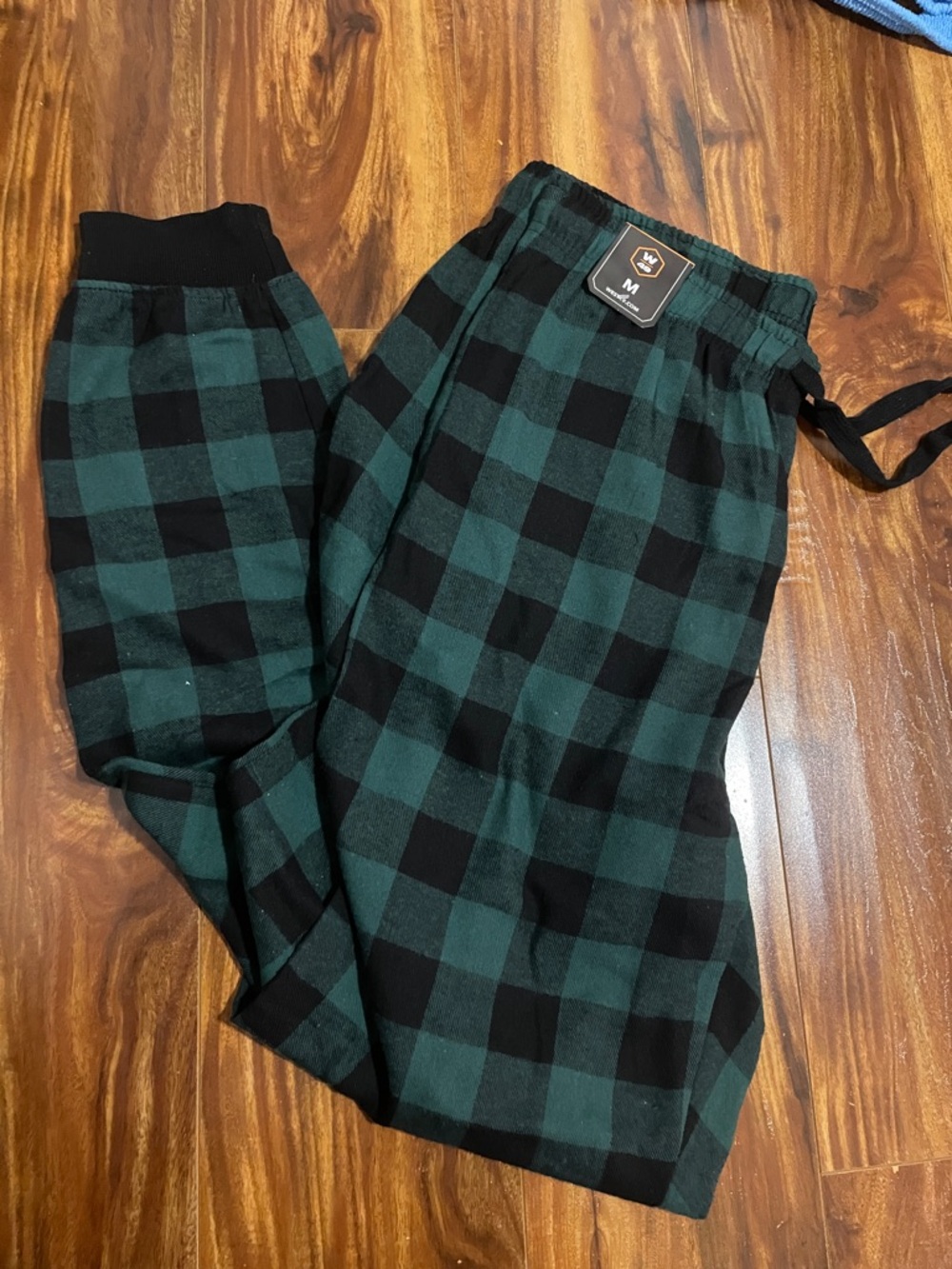 West 49 Green & Black Plaid Lounge Pants